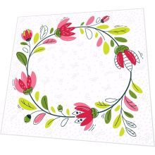 Napkins embossed - Spring wreath