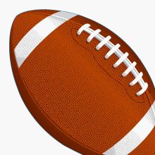 Servietten gestanzt - Football