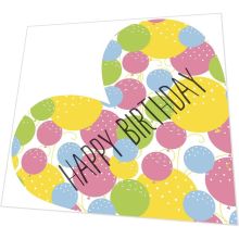 Servietten gestanzt - Happy Birthday - 3