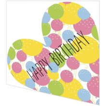 Servietten gestanzt - Happy Birthday - 2