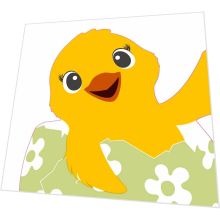 Napkins punched in form - Happy Chicken