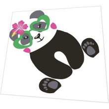 Napkins punched in form - Panda