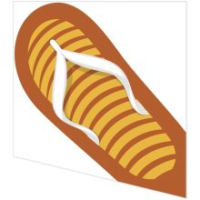Napkins punched in form - Sandal