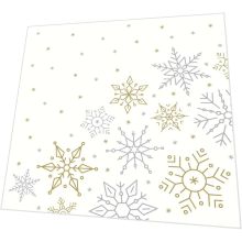 Servietten - Glitzernder Schnee - 3