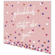 Servietten - Glücklich - 2