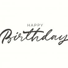 Servietten - Happy Birthday - Geburtstag