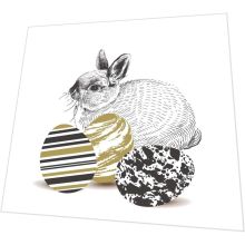 Servietten - Hase und Ostereier - 3
