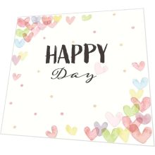 Napkins - Hearts Happy