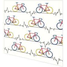 Napkins - Heartbeat Bike white