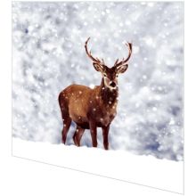 Servietten - Hirsch im Winter - 2