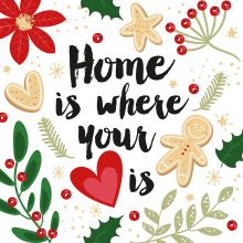 Servietten - Home is where your heart is