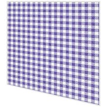 Servietten kariert lavendel - New Vichy - 2