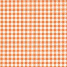 Napkins - New Vichy orange