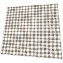 Napkins - New Vichy taupe