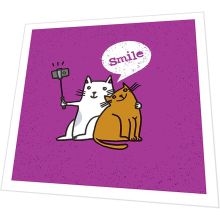 Napkins - Smiling selfie