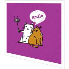 Napkins - Smiling selfie