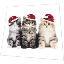 Servietten - Katzen zu Weihnachten - 3