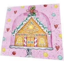 Servietten - Lebkuchenhaus - 3