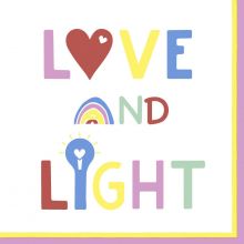 Servietten - Love and Light