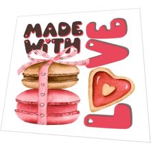 Servietten - Made with love - 3