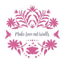 Servietten - Make Love no walls - BIO