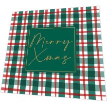 Servietten - Merry Christmas auf Muster - 3