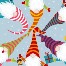 Napkins - Nordic Santas
