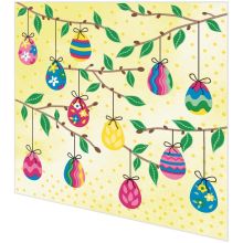Servietten mit Prägung - Osterbaum - 2