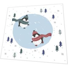 Napkins - Penguin skate
