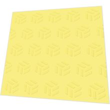 Napkins embossed - Pop art yellow