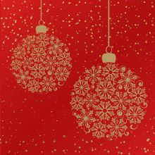 Napkins embossed - Bauble dream