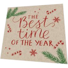Napkins - Best time - 100% of recycling