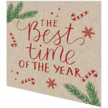 Napkins - Best time - 100% of recycling