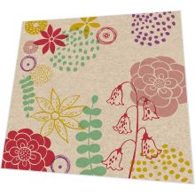 Napkins - Blooming nature - 100% of recycling