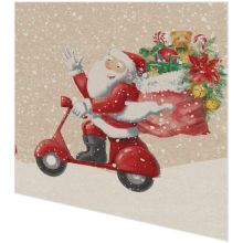 Servietten - Santa liefert - 100% Recycling - 2