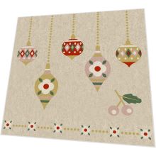 Napkins - Scandi Baubles - 100% of recycling