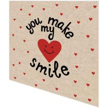 Servietten - Smile - 100% Recycling - 2