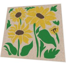 Servietten - Sonnenblumen - 100% Recycling - 3