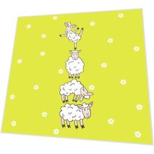 Napkins - Hoppy lambs