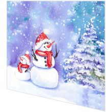 Servietten - Schneemann-Freunde - 2