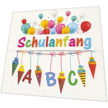 Servietten - Schulanfang - 3