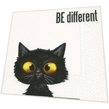 Servietten - Schwarze Katze - 3