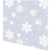 Servietten mit Prägung - Schnee Silber - 2