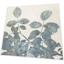Napkins - Silver leaves