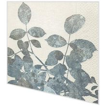 Napkins - Silver leaves