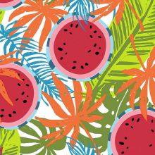 Servietten - Sommer mit Melonen
