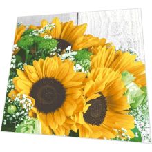 Servietten - Sonnenblumen - 3