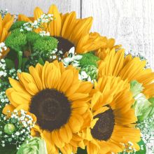 Servietten - Sonnenblumen - 1