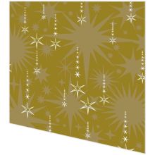 Servietten - Sternregen gold - 2