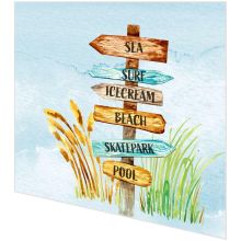 Napkins - Beach Signs